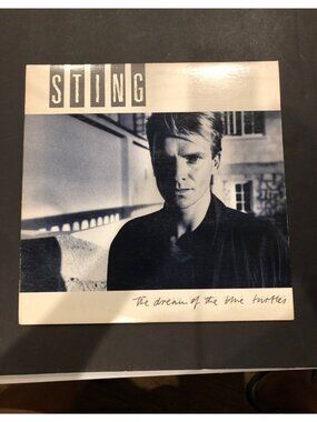 Vintage 1985 Sting - The Dream of the Blue Turtles Vinyl LP Album, Debut Solo Al